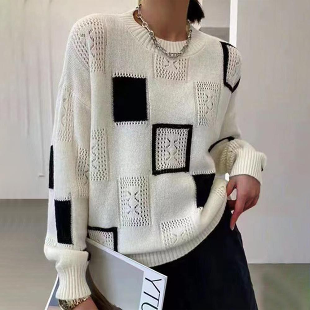 Clarisse™ - Relaxed Geometric Pullover