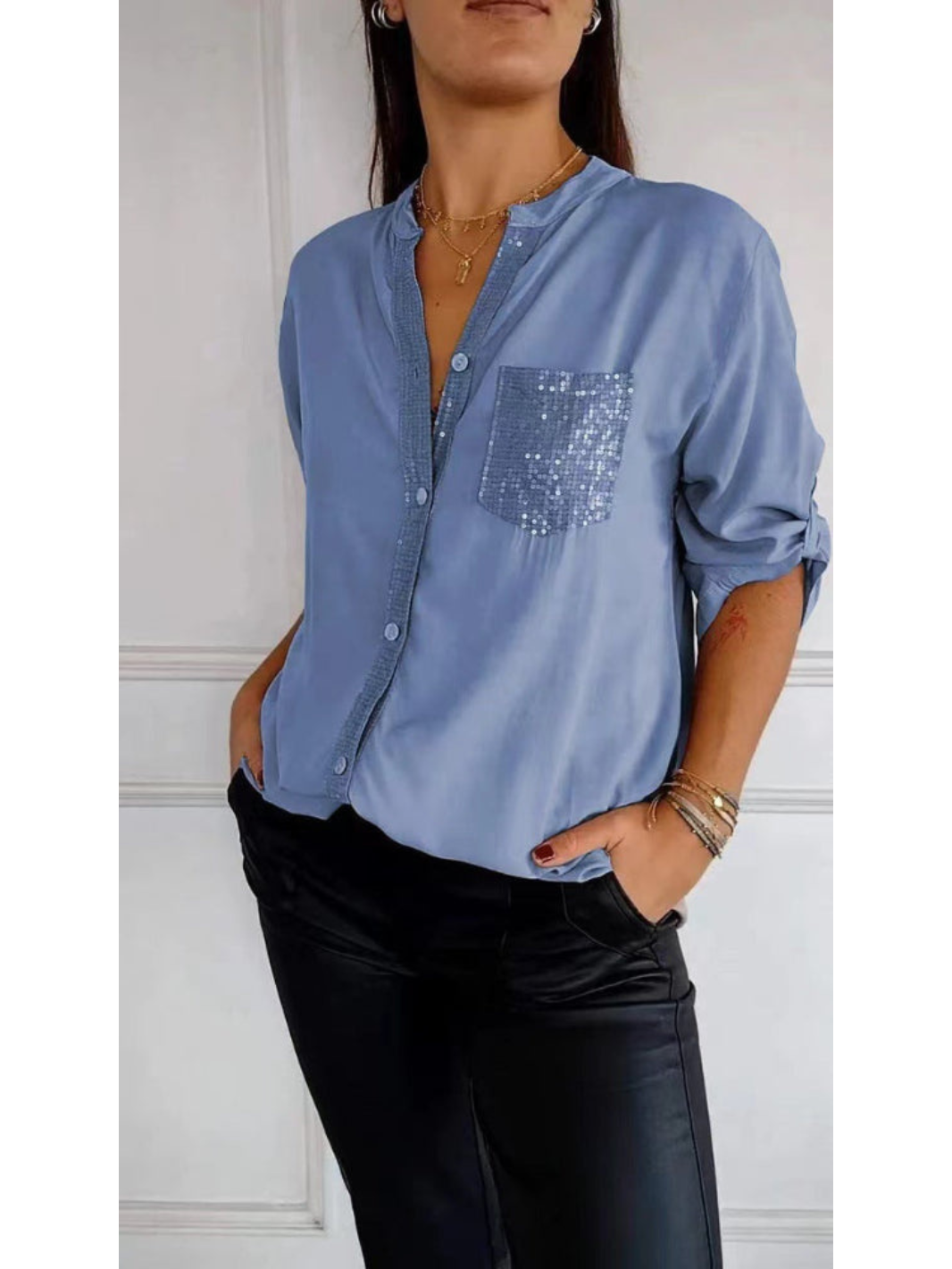 Elaine™ - Chic Glamour Top