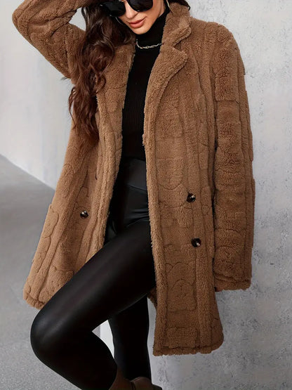 Seraphina™ - Textured Winter Coat