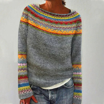 Izzel™ - Cozy Fair Isle Sweater